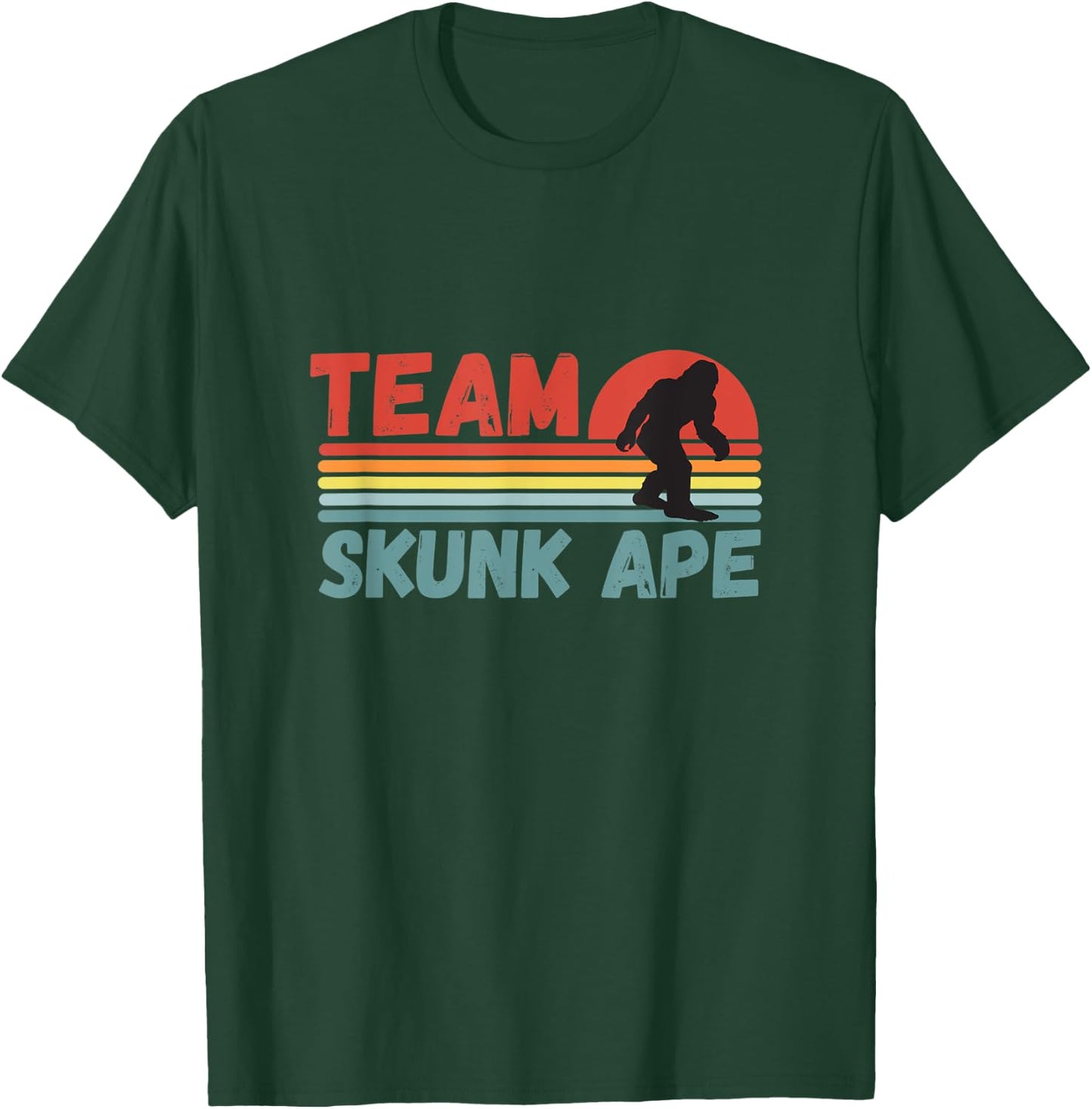 Funny Bigfoot Shirt Team Skunk Ape T-Shirt - T-Shirt | Forest