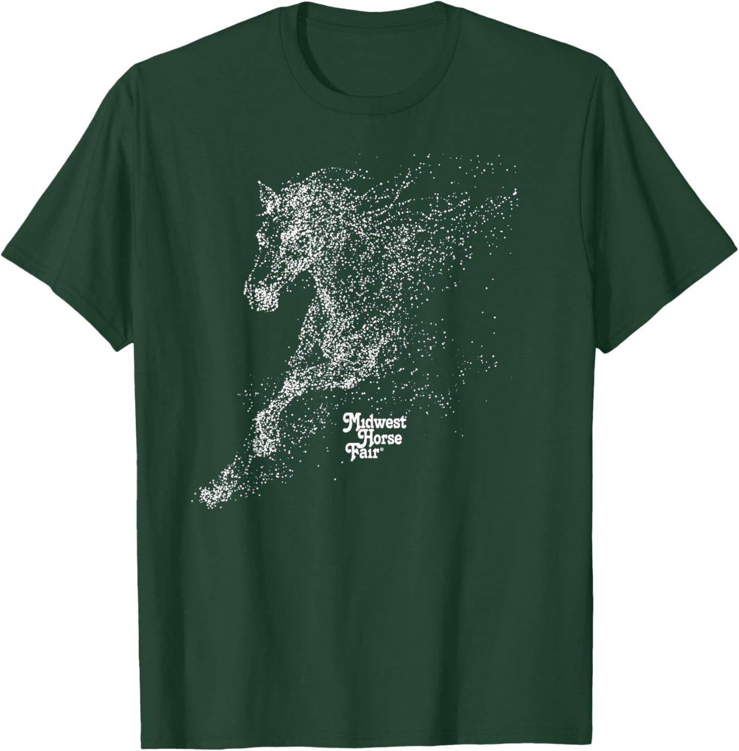 Midwest Horse Fair Dotted Horse(w) T-Shirt - T-Shirt | Forest