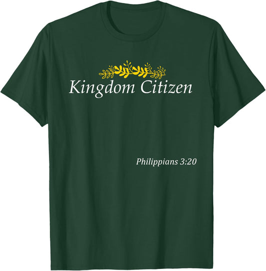 Kingdom Citizen with Crown, Christian Family T-Shirt - T-Shirt | Forest