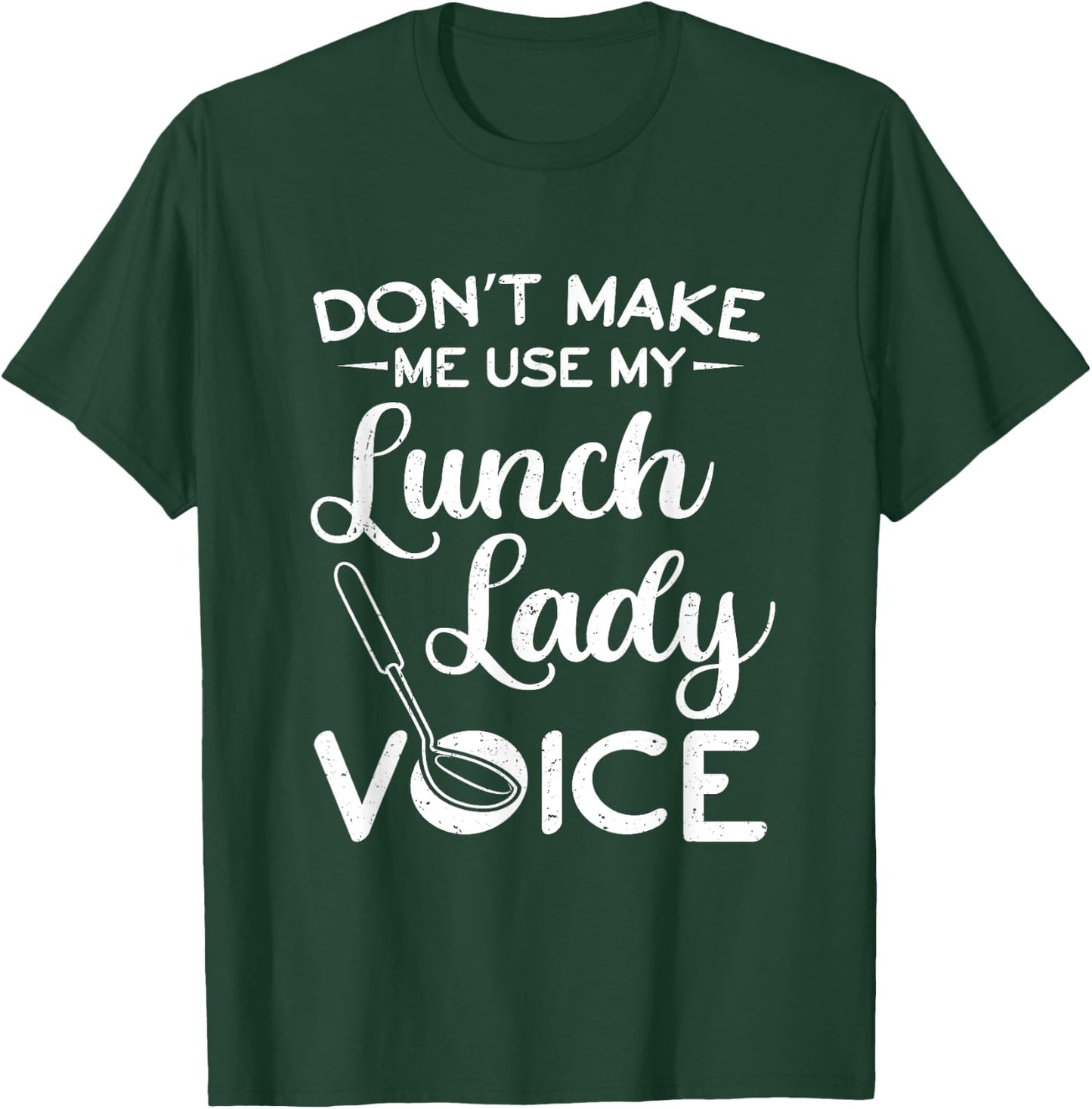 Lunch Lady Outift Cafeteria Worker Cafeteria Lady T-Shirt - T-Shirt | Forest