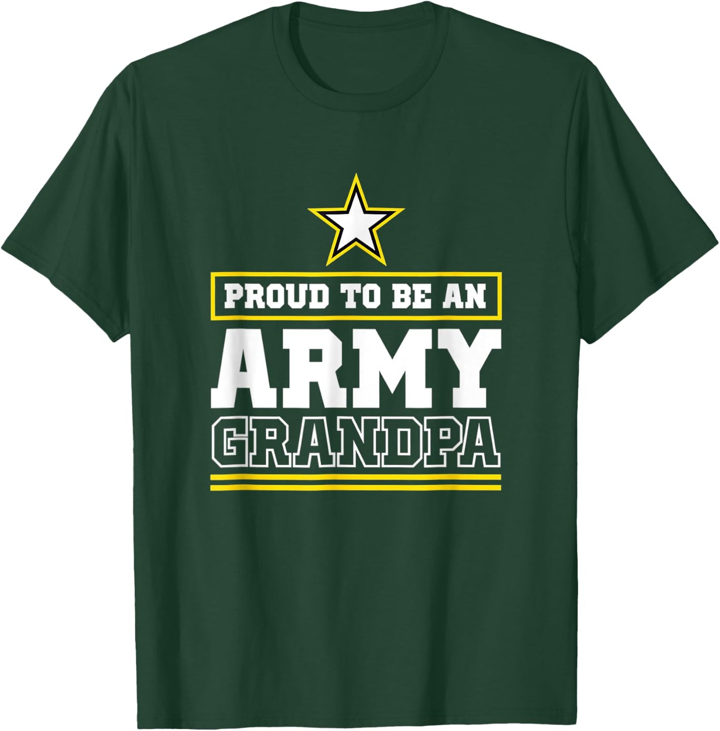 Army Grandpa T-Shirt - T-Shirt | Forest