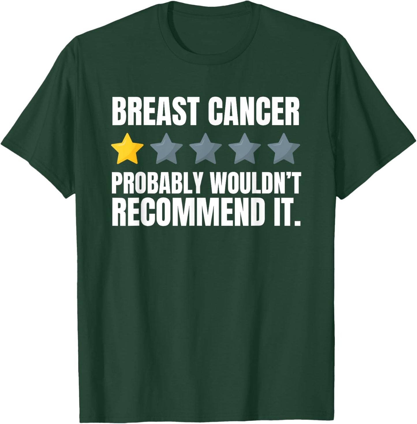 Breast Restoration And Breast Cancer - Funny Mastectomy T-Shirt - T-Shirt | Forest