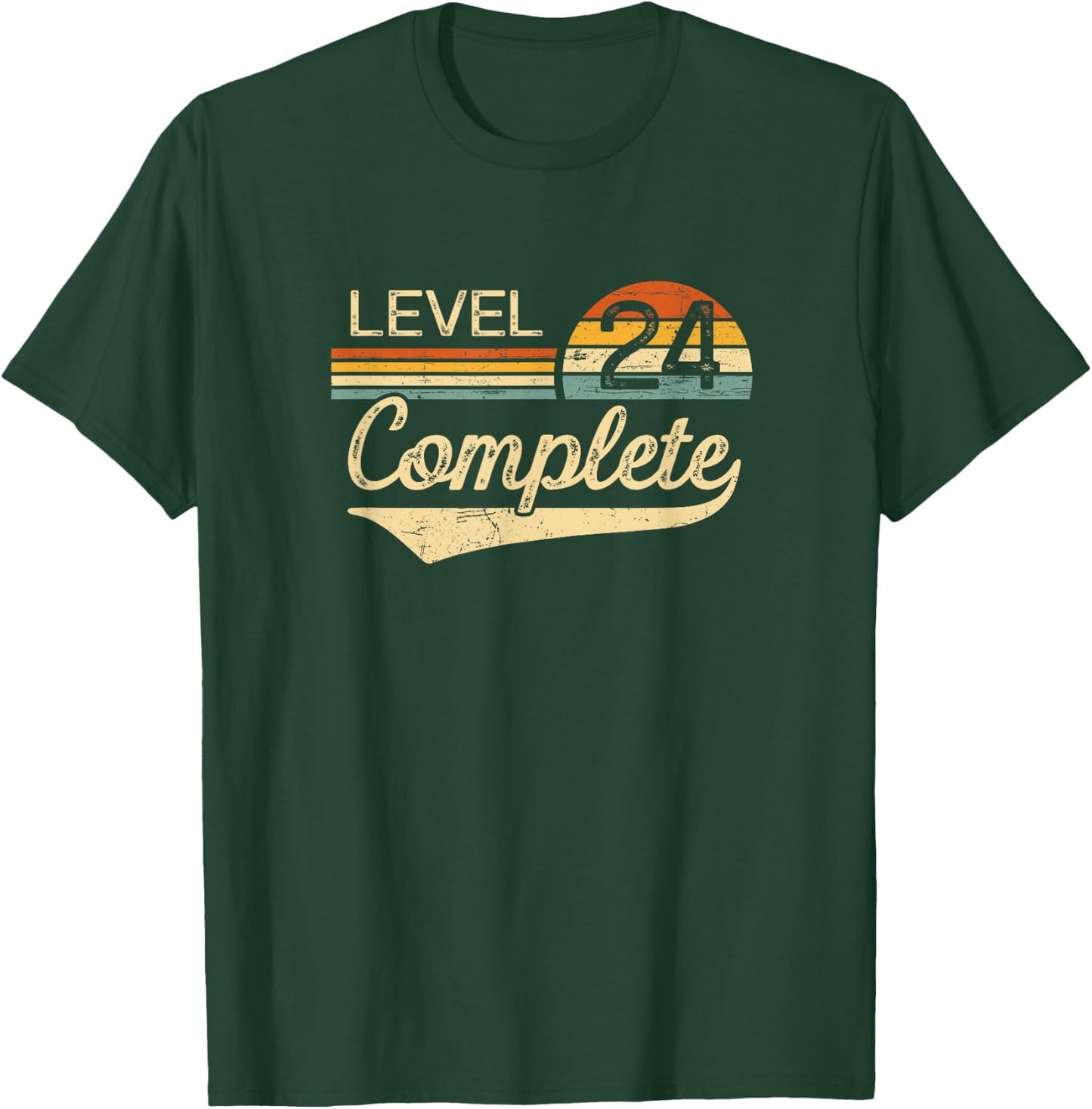 Level 24 Complete Vintage 24th Wedding Anniversary T-Shirt - T-Shirt | Forest