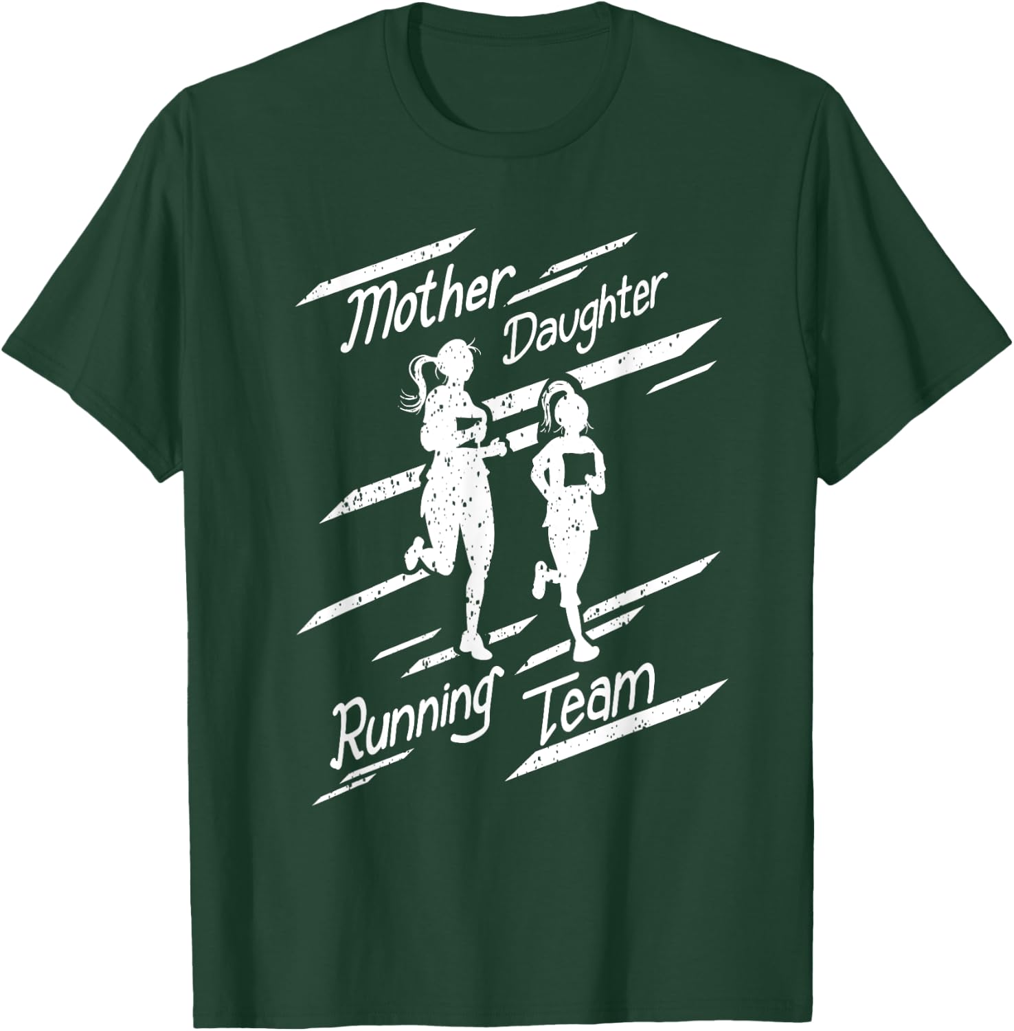 Cool Mother Daughter Running Team | Funny Runner Tandem Gift T-Shirt - T-Shirt | Forest