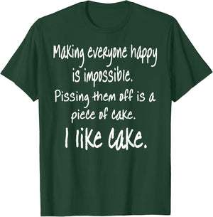 Funny Pissing People Off Is A Piece Of Cake T-Shirt - T-Shirt | Forest