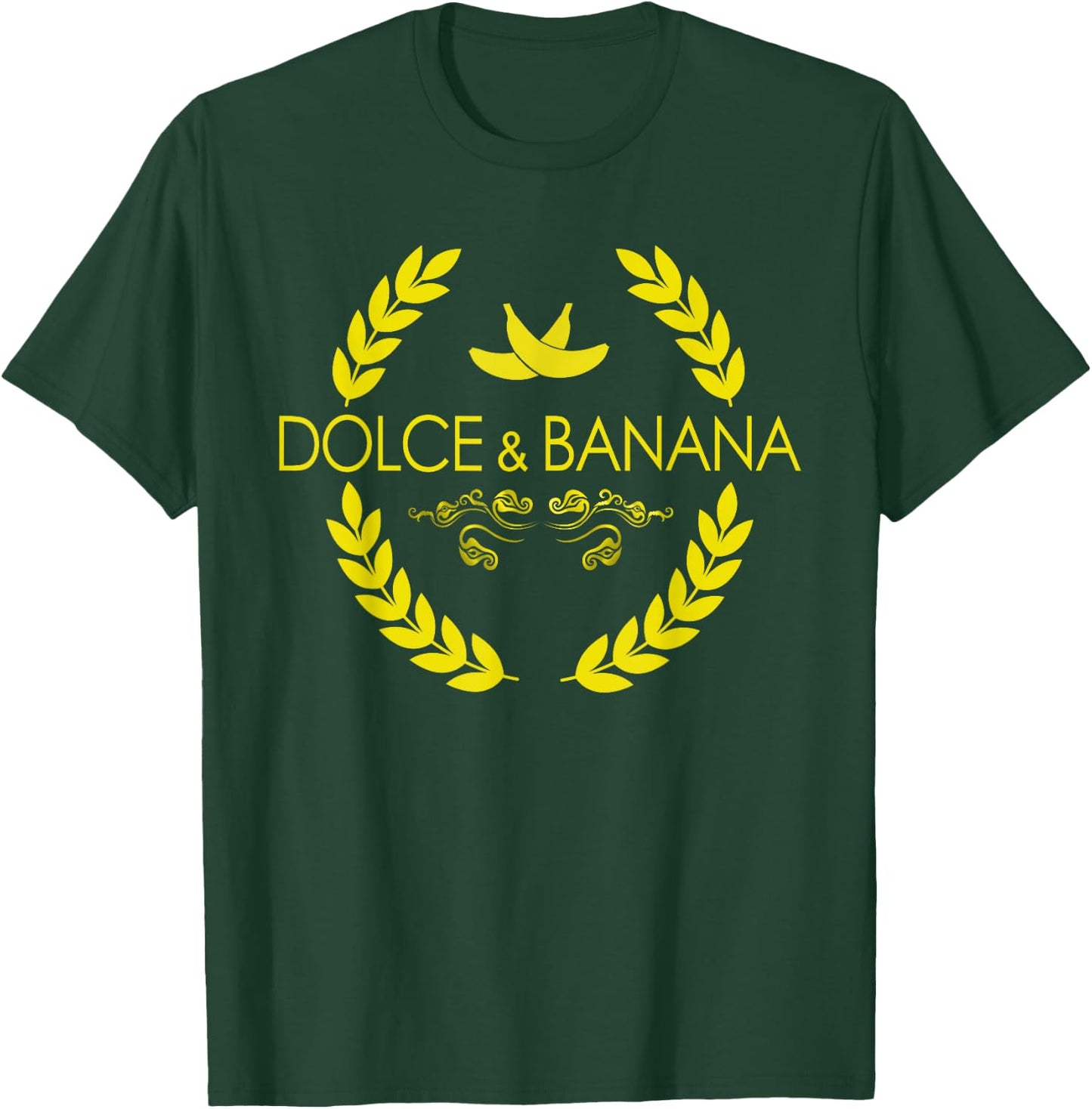 Dolce And Banana Funny Banana Fruit Design T-Shirt - T-Shirt | Forest