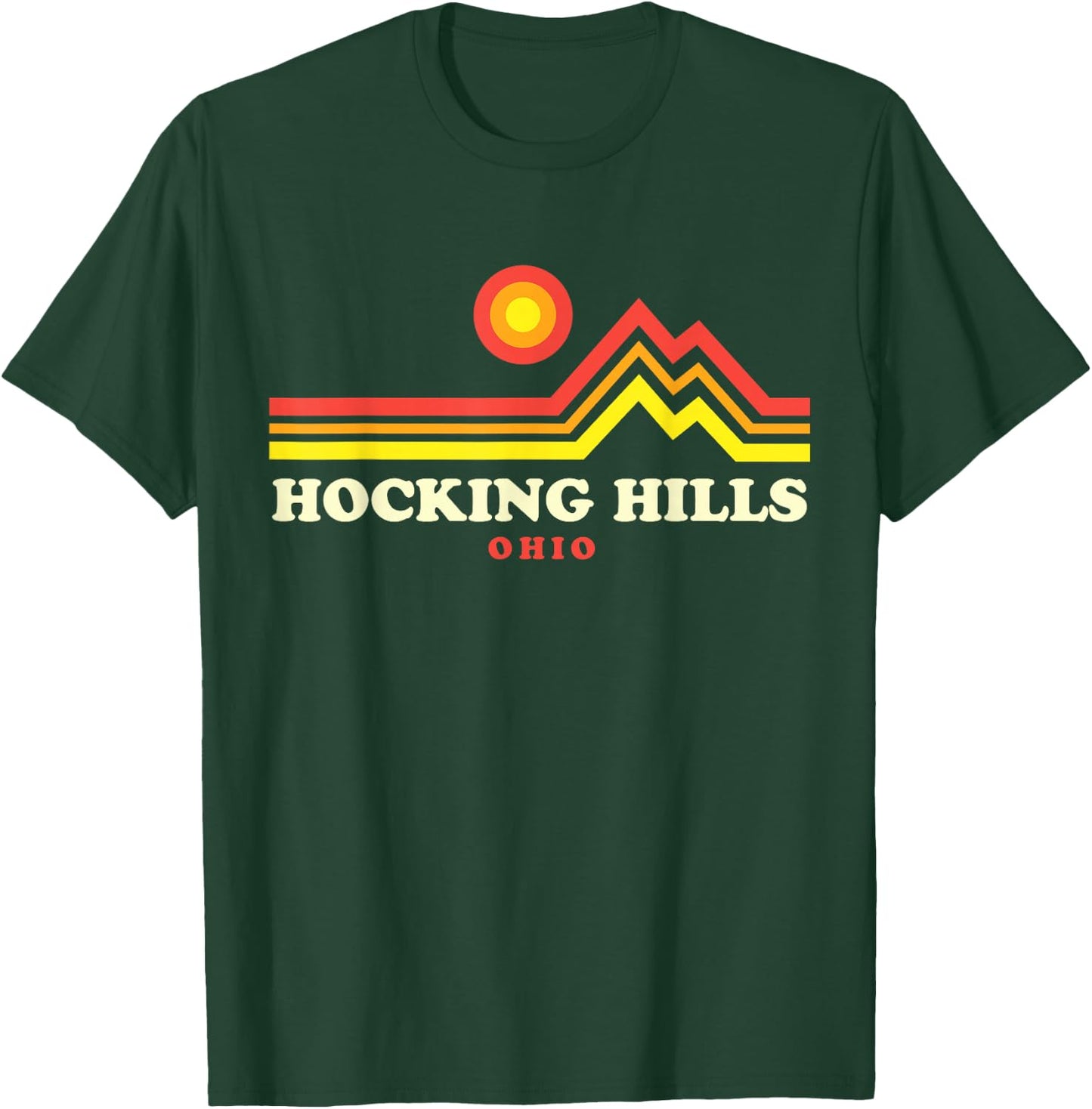 Hocking Hills Ohio Logan Ohio OH State Park Mountain T-Shirt - T-Shirt | Forest