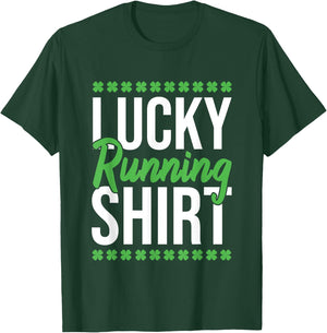 Irish St Patricks Day Clover Marathon Happy Run T-Shirt - T-Shirt | Forest