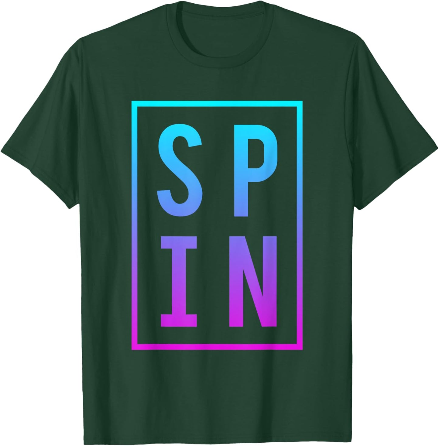 Cool Spinning Class Saying Gym Workout Fitness Spin Gift T-Shirt - T-Shirt | Forest