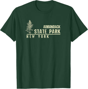 NY Souvenir Gift Adirondack State Park T-Shirt - T-Shirt | Forest