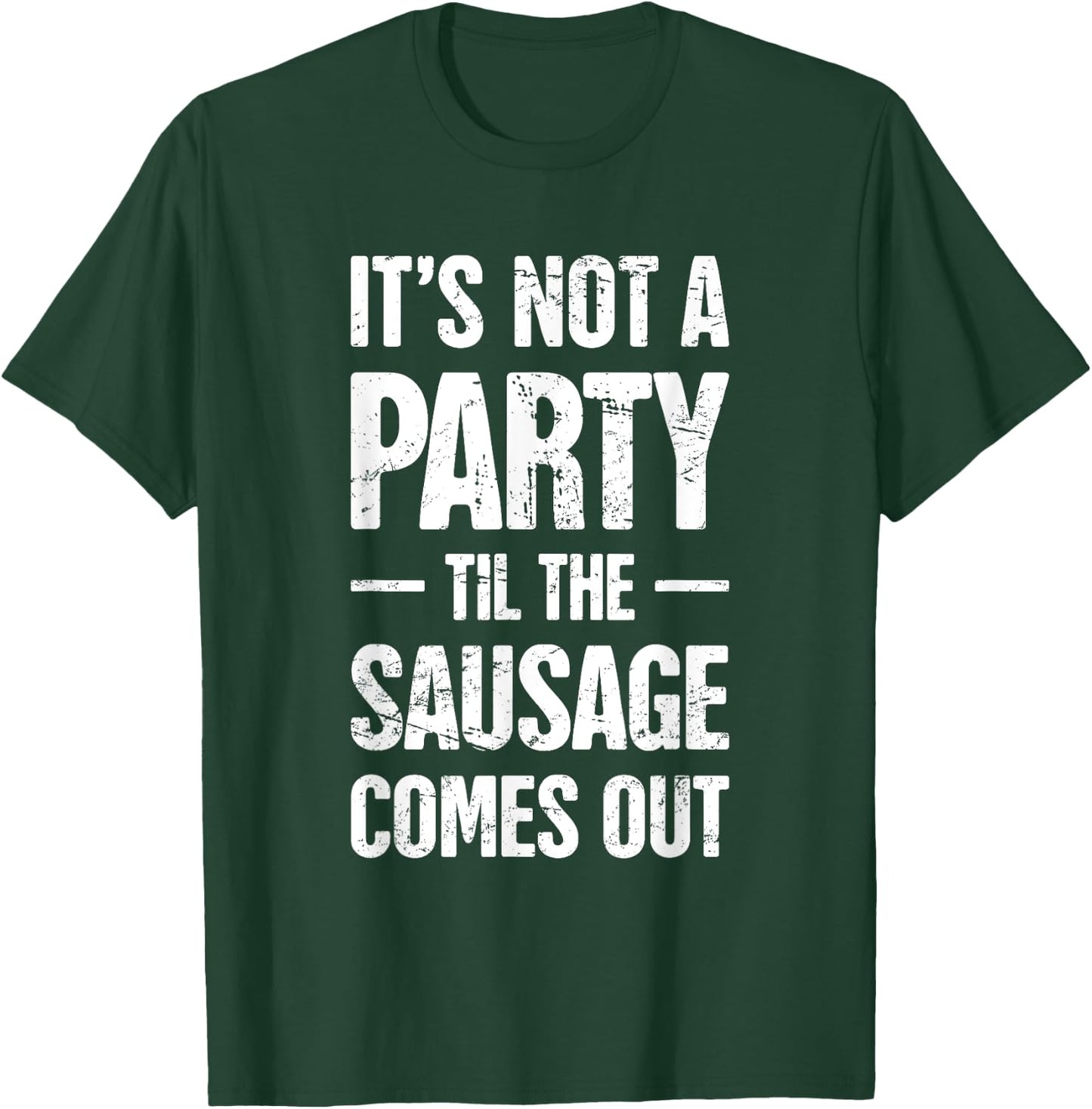 Smoked Meats / Distressed Funny Sausage Making T-Shirt - T-Shirt | Forest