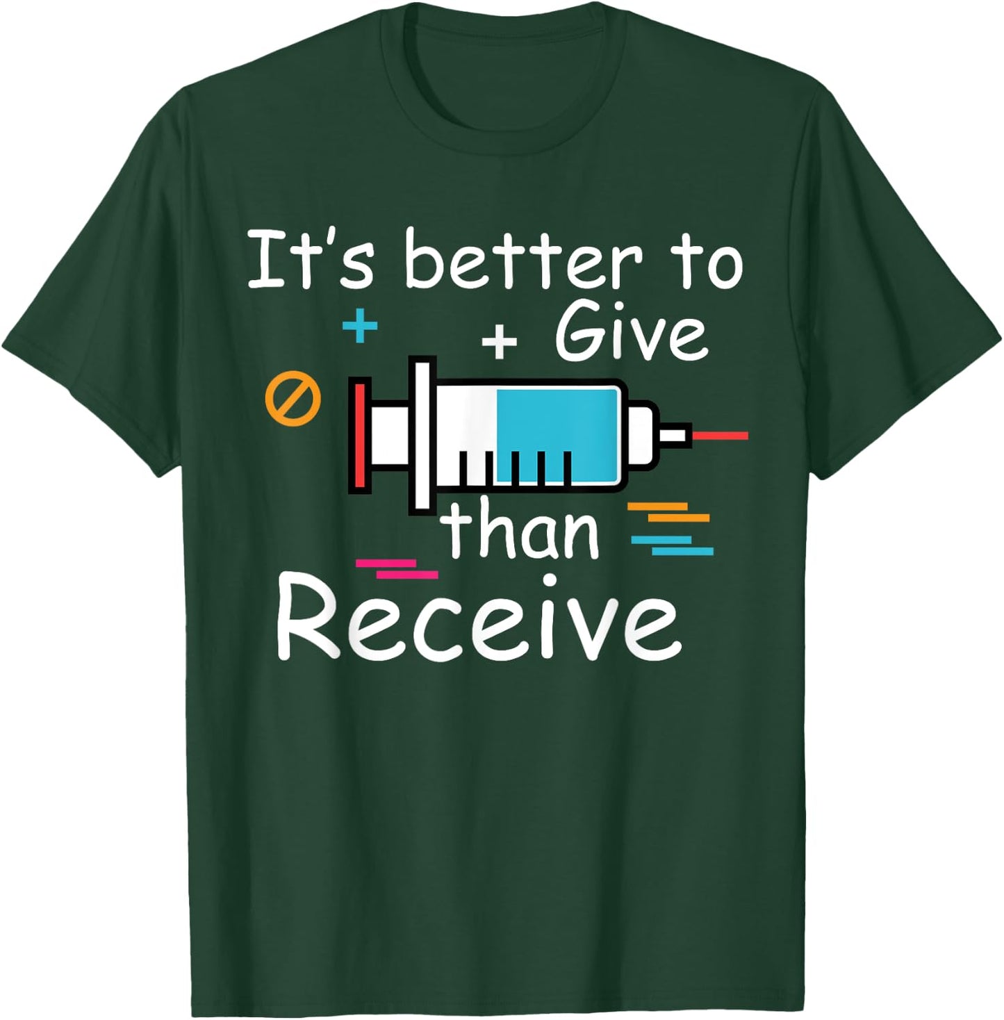 Flu Season Funny Flu Shot Doctor Medicine Health Vaccination T-Shirt - T-Shirt | Forest