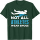 Not All Athletes Wear Shoes Funny Swimmers Gift T-Shirt - T-Shirt | Forest