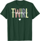 Baton Twirl Mom Of A Baton Twirler Baton Twirling Mom T-Shirt - T-Shirt | Forest