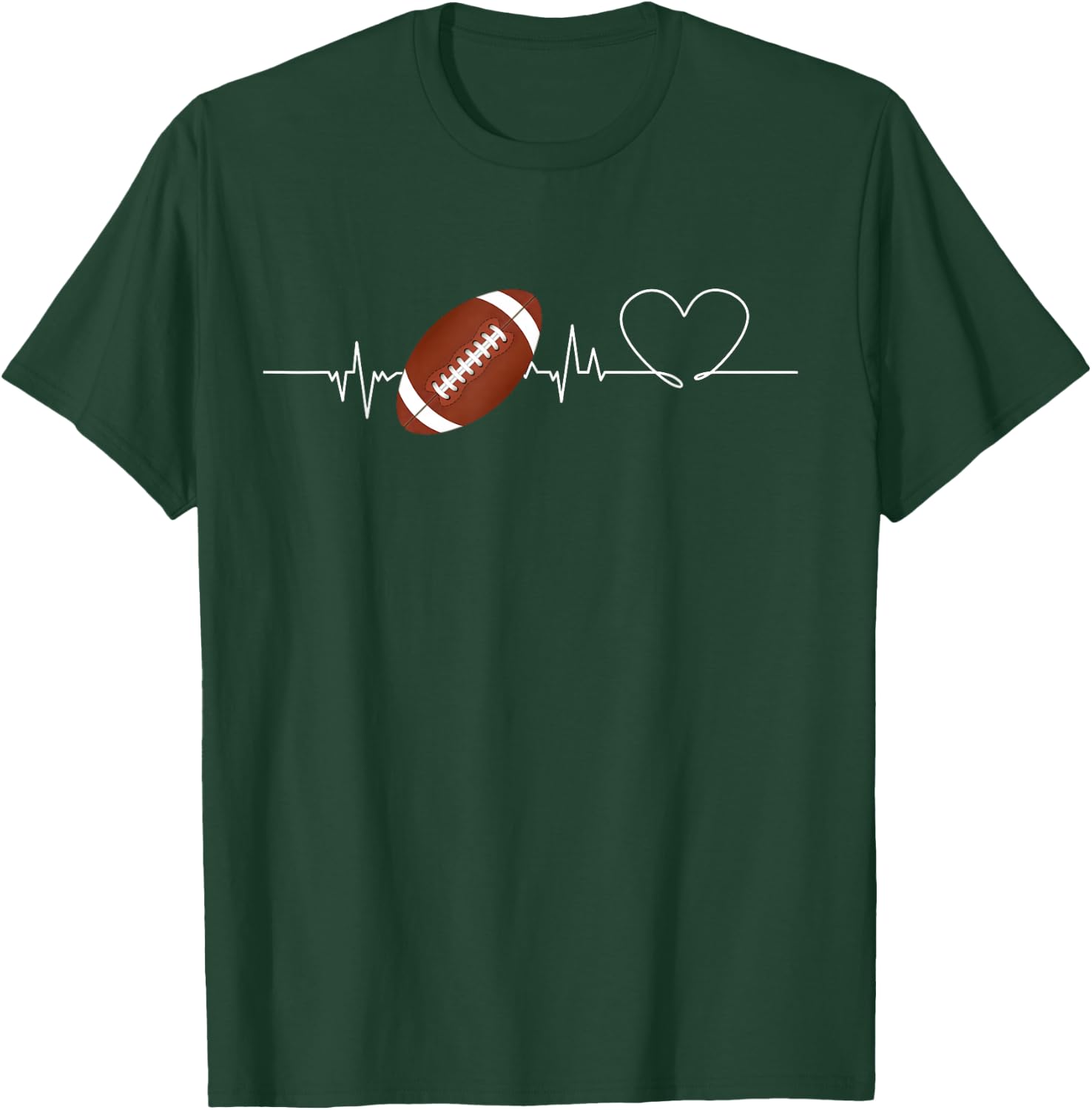 Love American football Shirt football Lovers for T-Shirt - T-Shirt | Forest