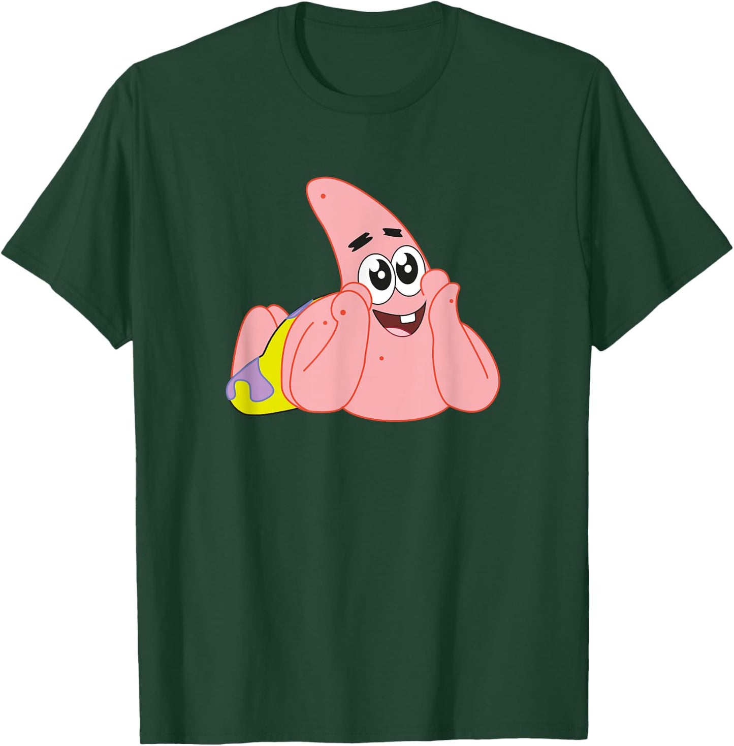 Mademark x SpongeBob SquarePants - Patrick Star - Feelin' Cute T-Shirt - T-Shirt | Forest