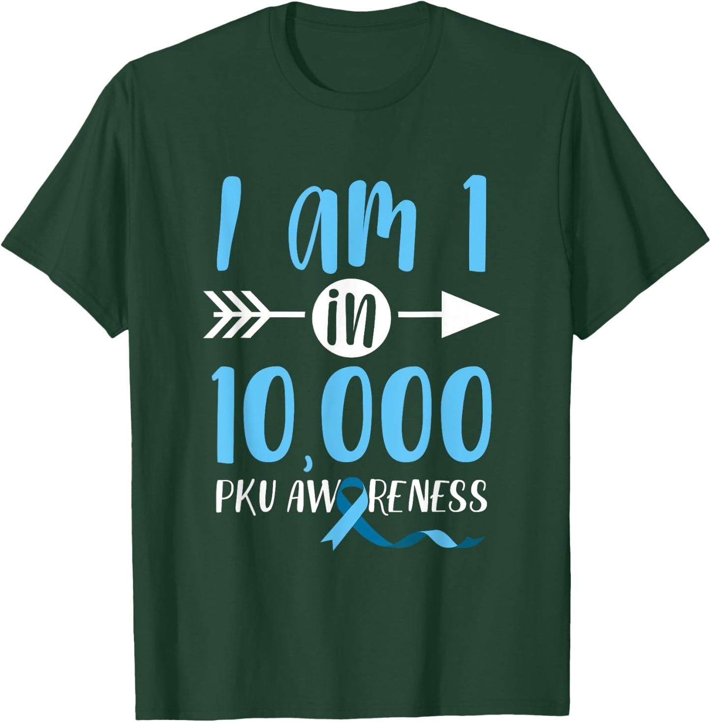Phenylketonuria PKU Strong Warrior Heartbeat Awareness T-Shirt - T-Shirt | Forest