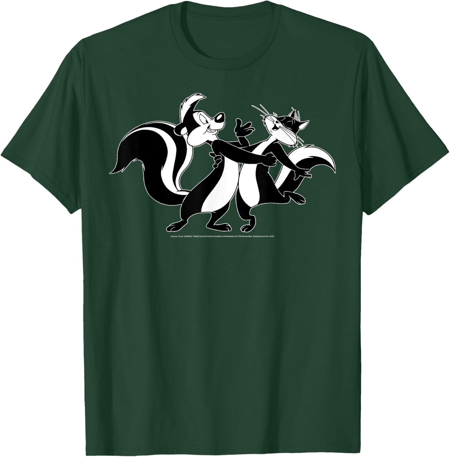Looney Tunes Pepe Le Pew & Penelope Portrait T-Shirt - T-Shirt | Forest