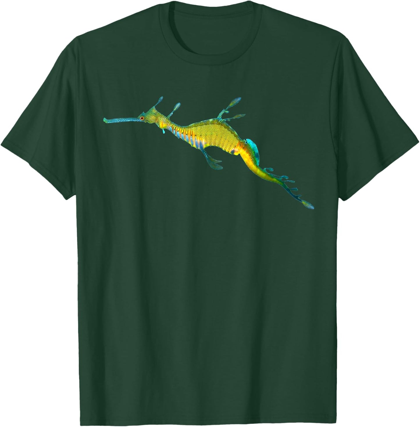 Weedy Seadragon Seahorse I love sea dragon T-Shirt - T-Shirt | Forest