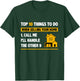 Top 10 Things To Do When Selling Your House - Funny Realtor T-Shirt - T-Shirt | Forest