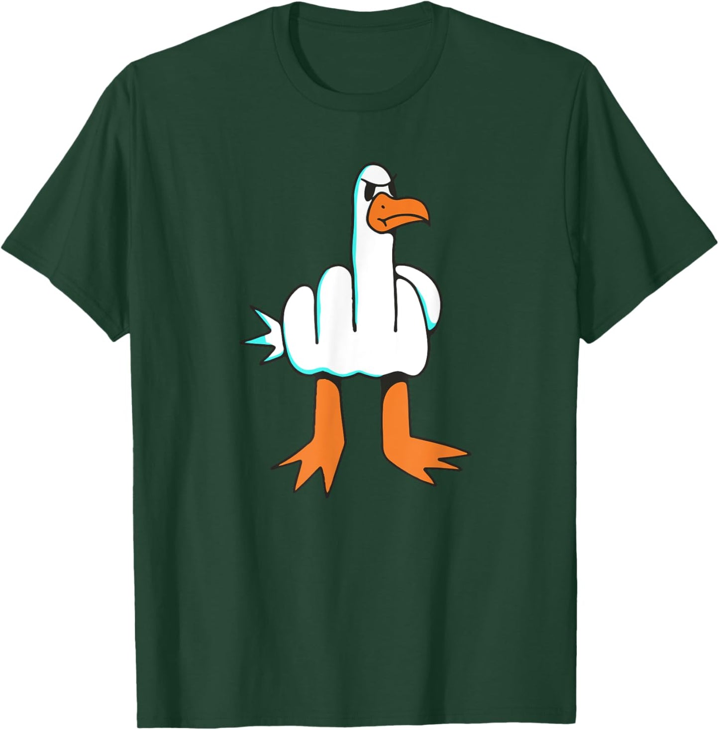 Funny Rude Seagull Bird Humor Memes T-Shirt - T-Shirt | Forest