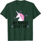 My Nanny Loves Me Unicorn Granddaughter T-Shirt - T-Shirt | Forest