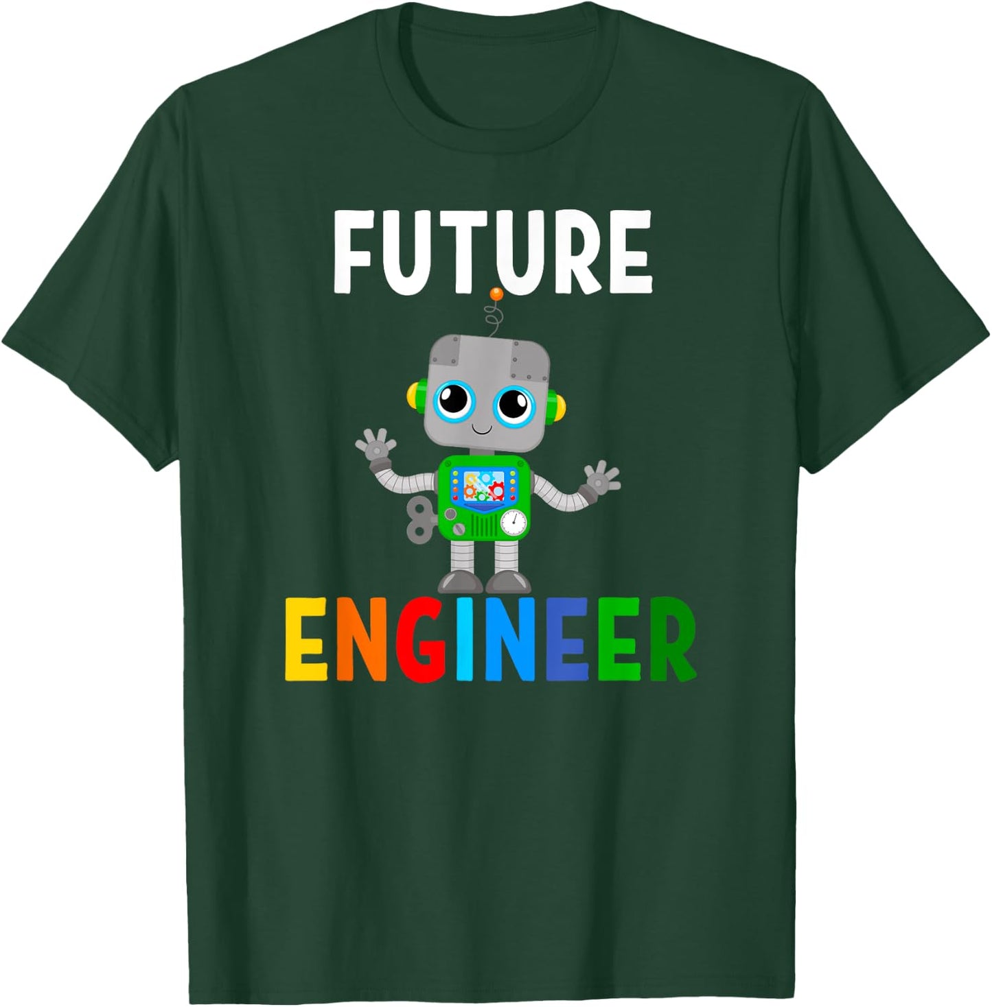 Future Engineer Costume Robot Robotics Career Adults & Kids T-Shirt - T-Shirt | Forest