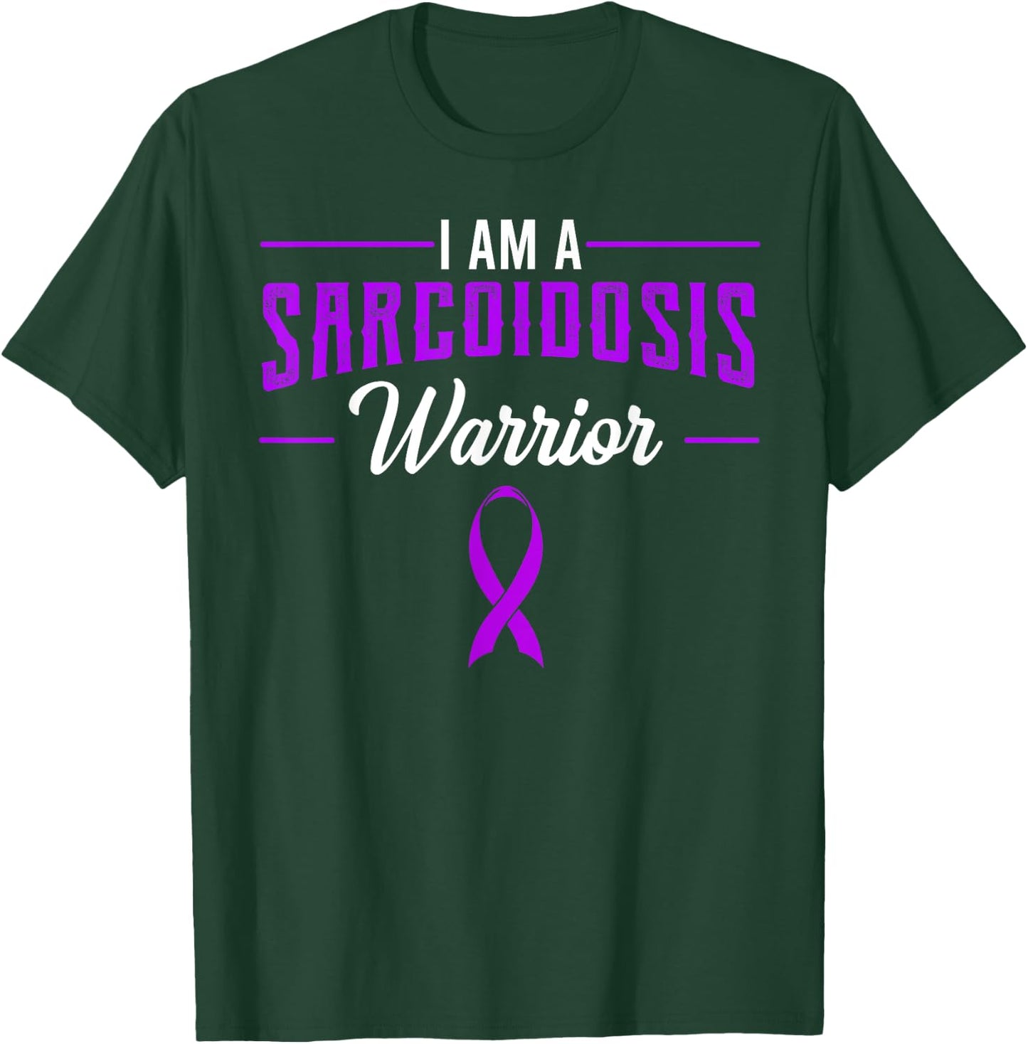Sarcoidosis Sarcoid Besnier-Boeck-Schaumann Disease Warrior T-Shirt - T-Shirt | Forest