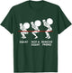 Funny Gym Workout - Squats Levels - Leg Exercise T-Shirt - T-Shirt | Forest