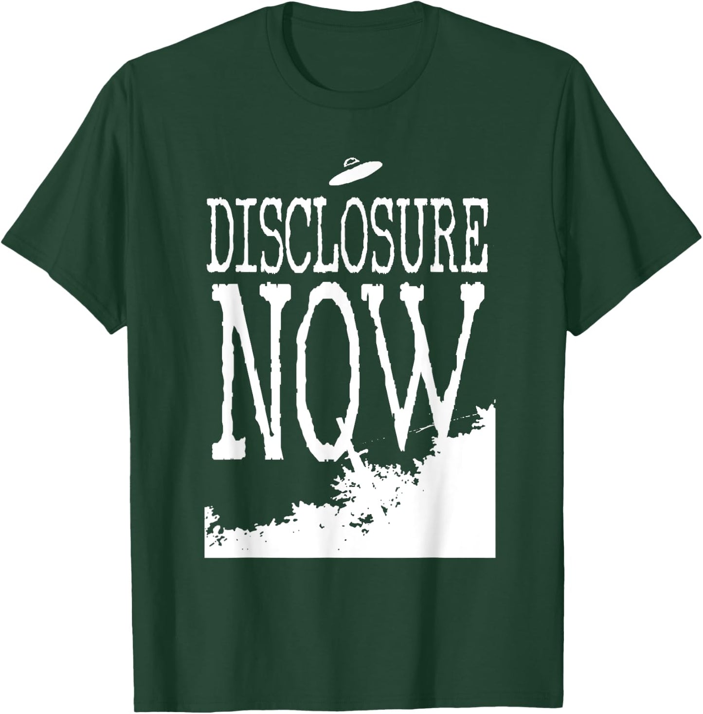 Disclosure NOW UFO UAP Jet Fighter Extraterrestrial Alien T-Shirt - T-Shirt | Forest