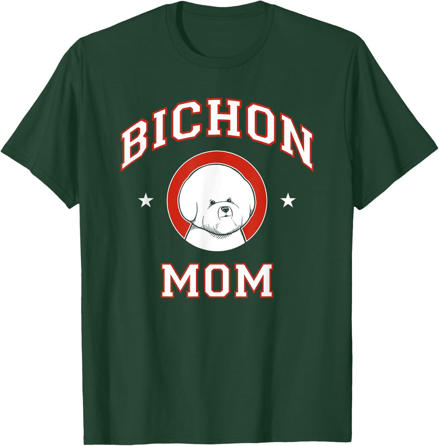 Bichon Frise Mom Dog Mother Men Women Kids T-Shirt - T-Shirt | Forest
