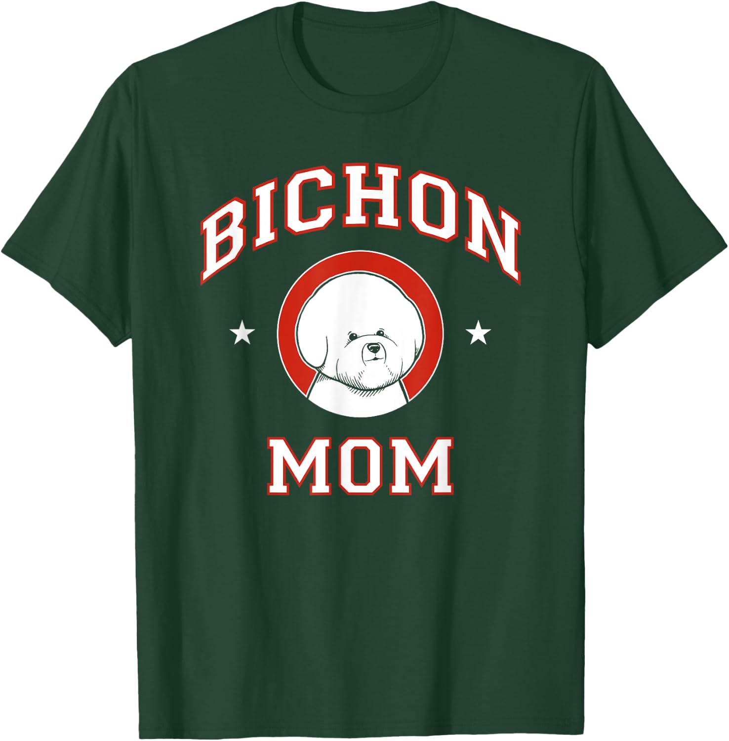 Bichon Frise Mom Dog Mother Men Women Kids T-Shirt - T-Shirt | Forest