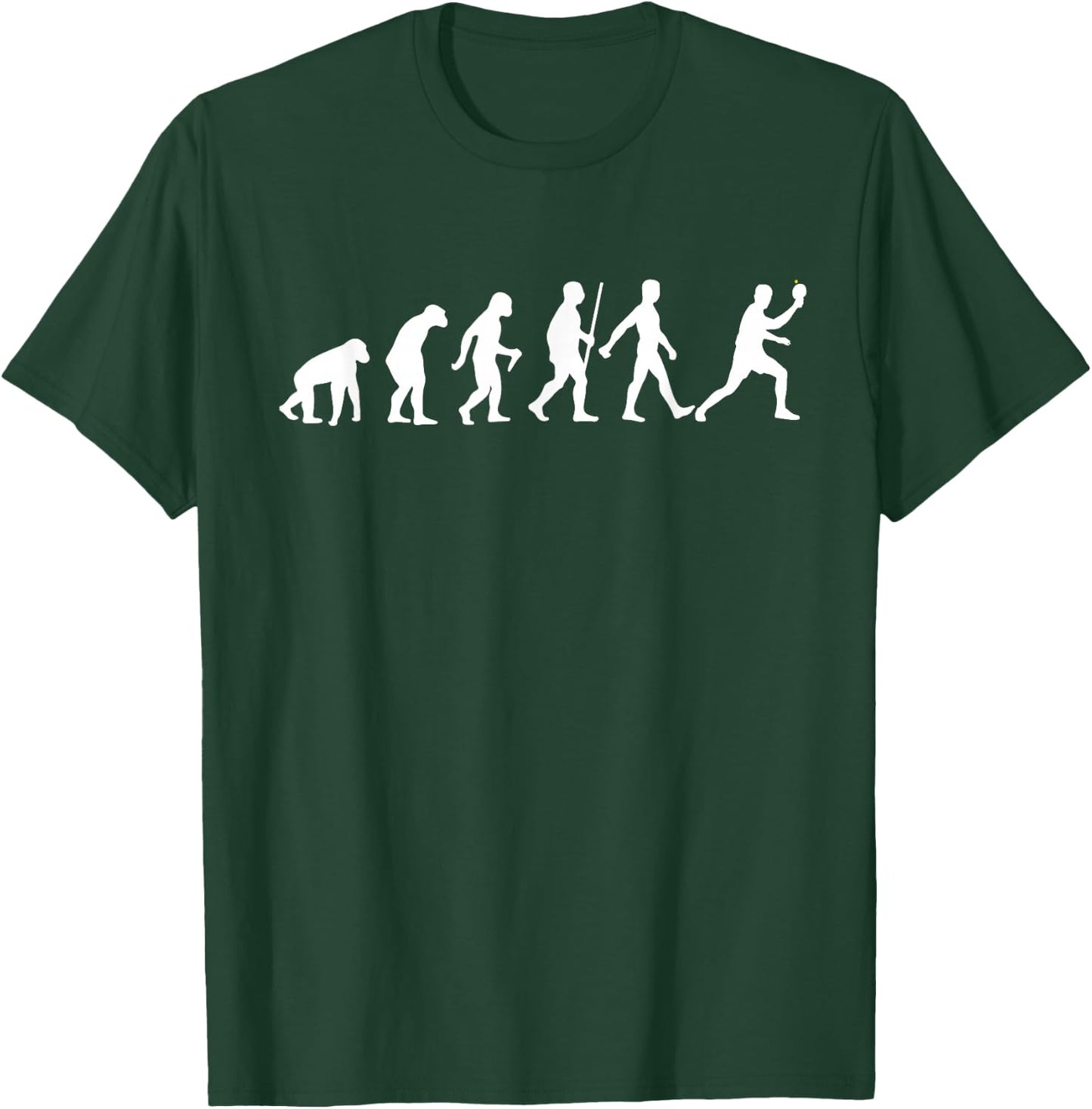 Funny Ping Pong Gift Men Women Table Tennis Player Evolution T-Shirt - T-Shirt | Forest