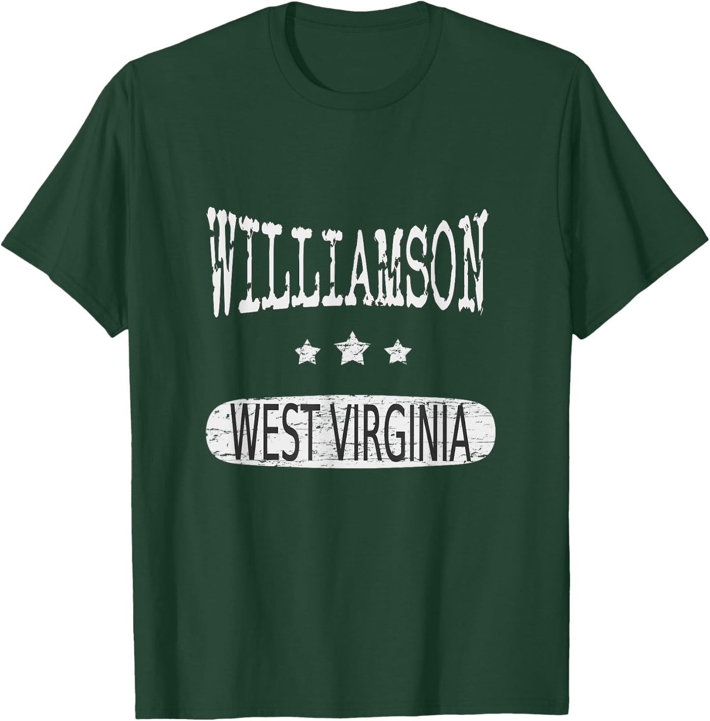 Vintage Williamson West Virginia T-Shirt - T-Shirt | Forest