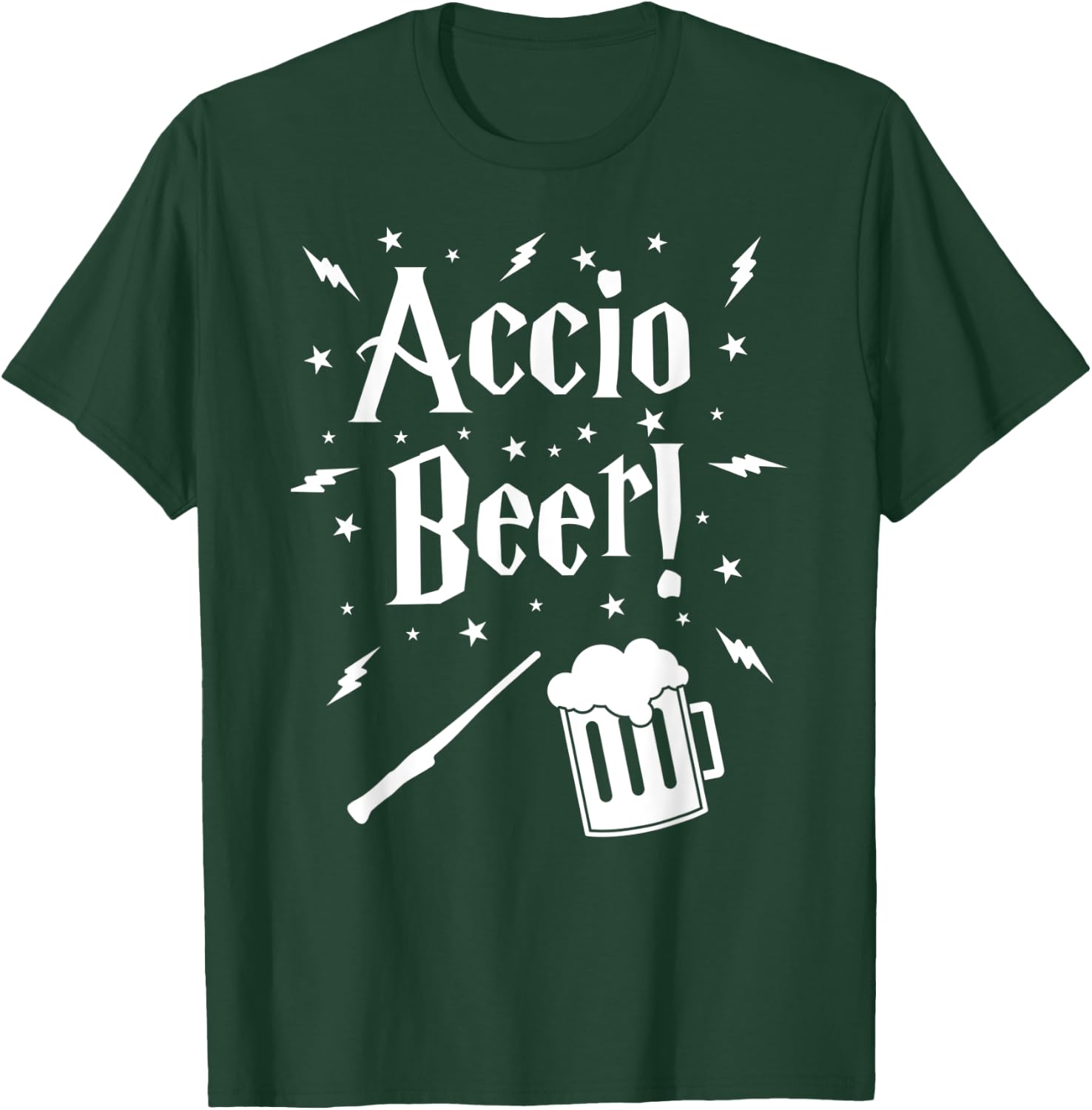 Accio Beer Essential , Welcome International Beer Day T-Shirt - T-Shirt | Forest