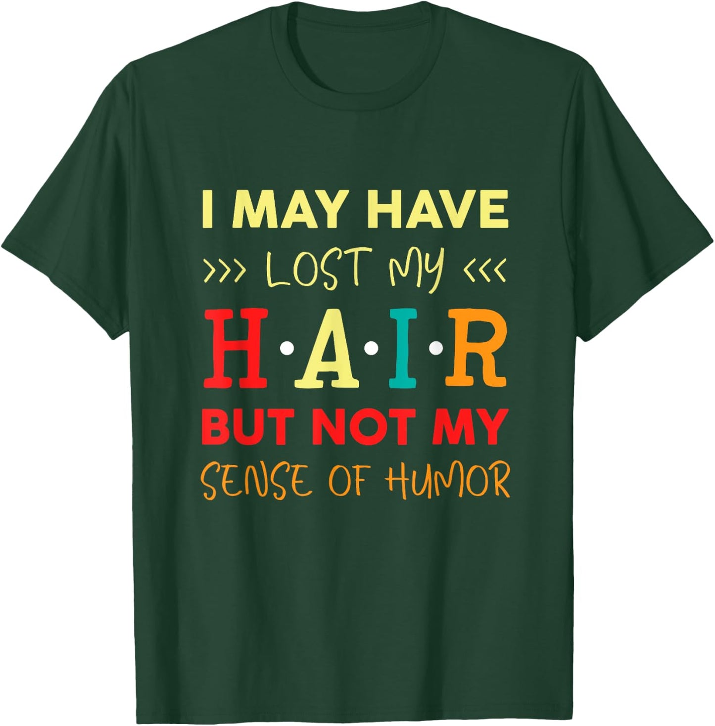 Alopecia Hair Loss Bald Head Bald Head Gift T-Shirt - T-Shirt | Forest