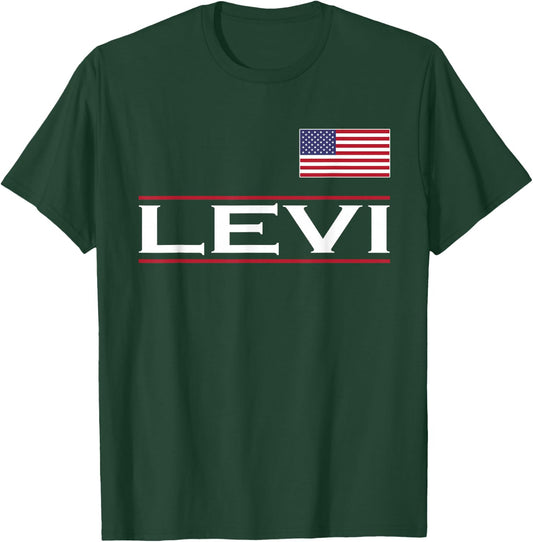 LEVI Personalized Name Funny Birthday Gift T-Shirt - T-Shirt | Forest