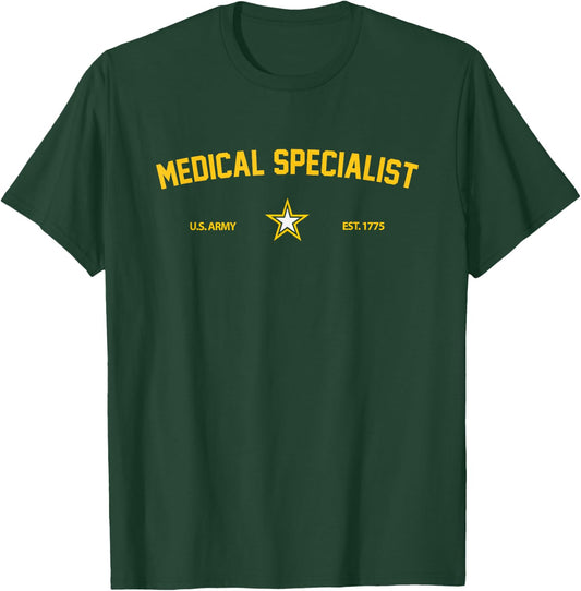 US Army Medical Specialist Corps T-Shirt - T-Shirt | Forest