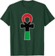 Afrocentrism Ankh Cross Black King Black Egyptian Nubians T-Shirt - T-Shirt | Forest
