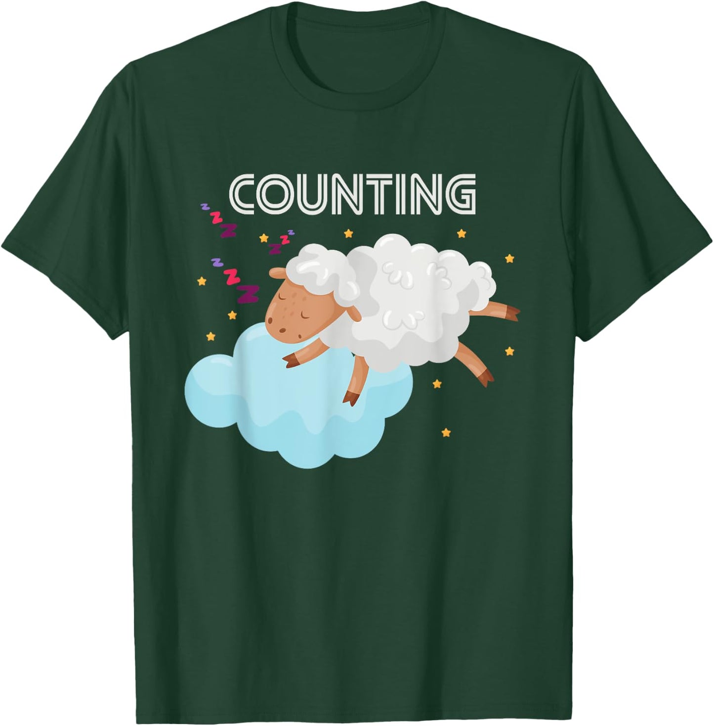 Counting Sheep T-Shirt - T-Shirt | Forest