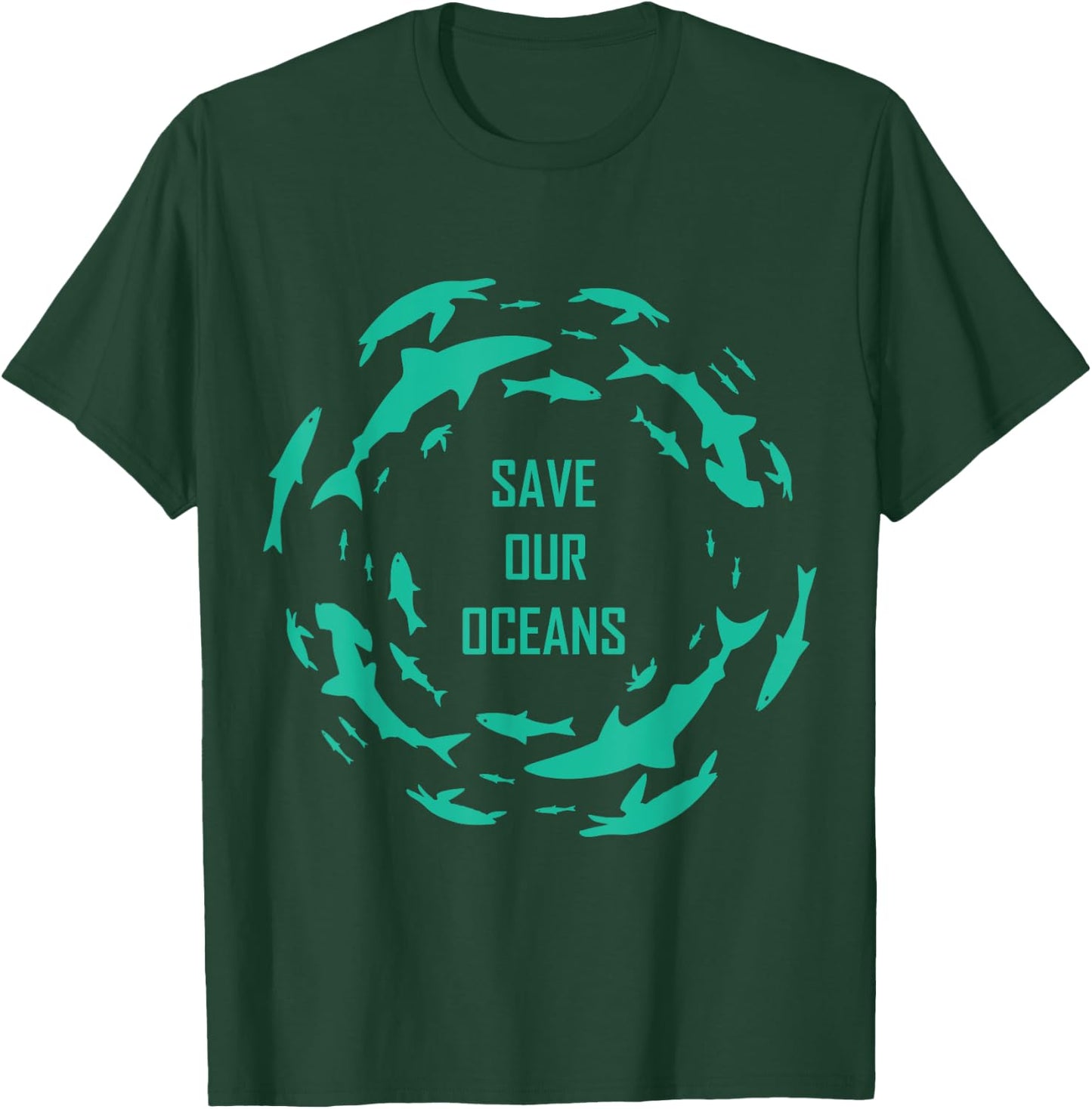 Shark Shirt Save Our Oceans Diving T-Shirt - T-Shirt | Forest