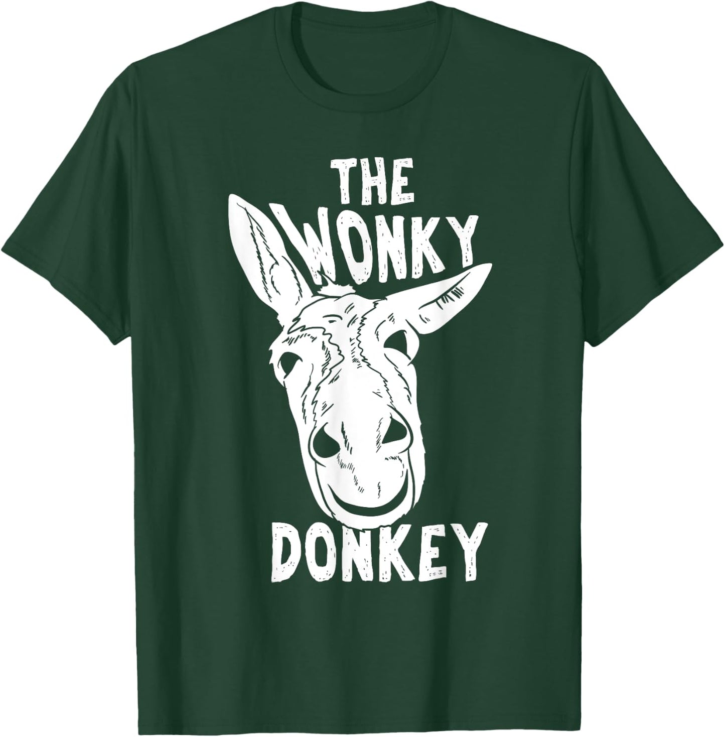 The Wonky Donkey Funny Donkey Lover Farm Animal T-Shirt - T-Shirt | Forest