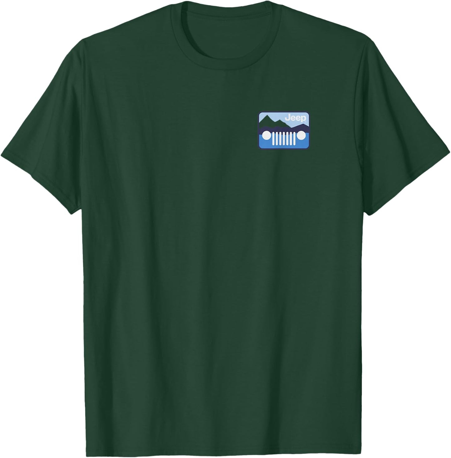 Jeep Grille Badge - Officially Licensed T-Shirt - T-Shirt | Forest