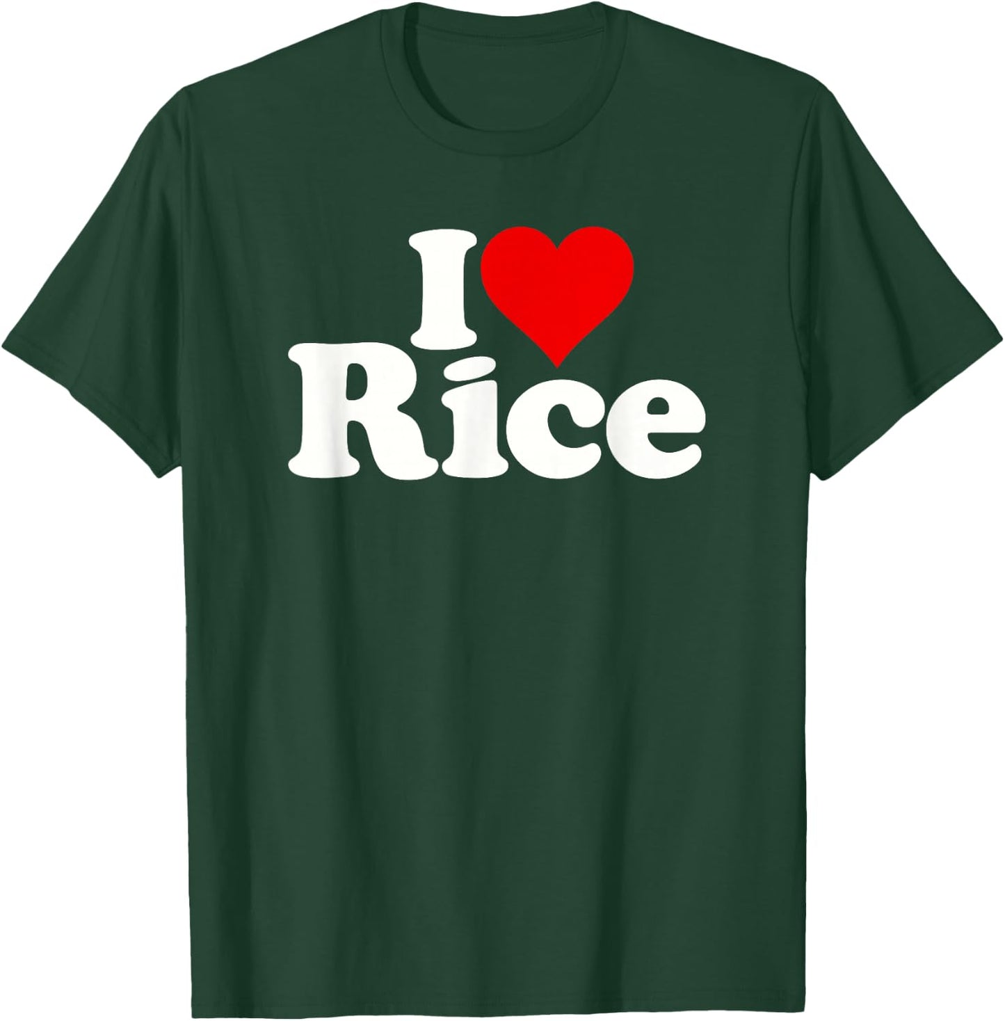 I Love Heart Rice T-Shirt - T-Shirt | Forest