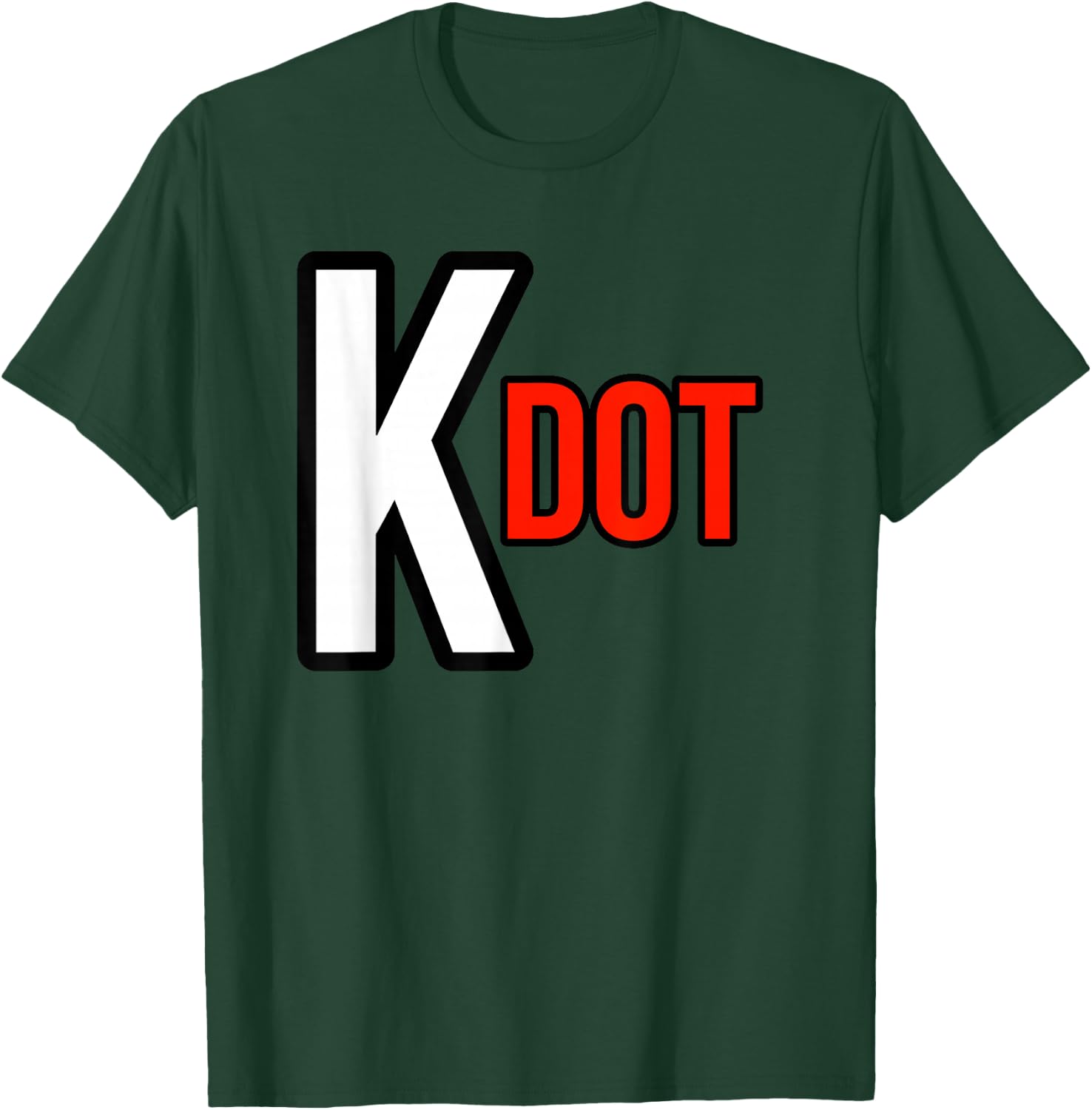 Steezee World K. Dot 2024 -Kids Black Cotton 100% Modern Art Text Design T-Shirt - T-Shirt | Forest