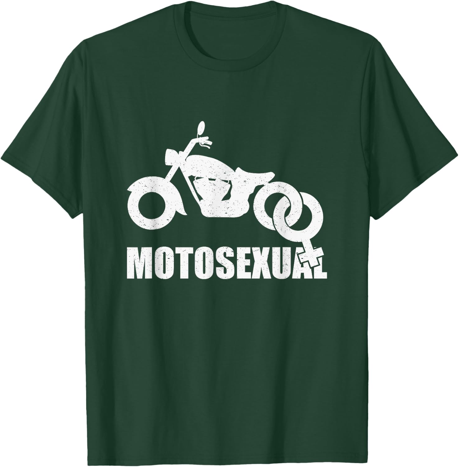Motosexual Motorcycle Biker Bikes Men Retro Vintage Gift T-Shirt - T-Shirt | Forest