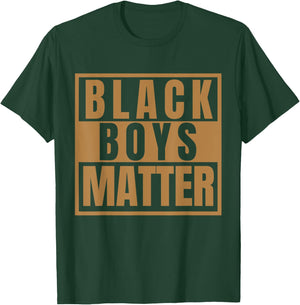 Black Boys Matter I Cant Keep Calm Melanin T-Shirt - T-Shirt | Forest