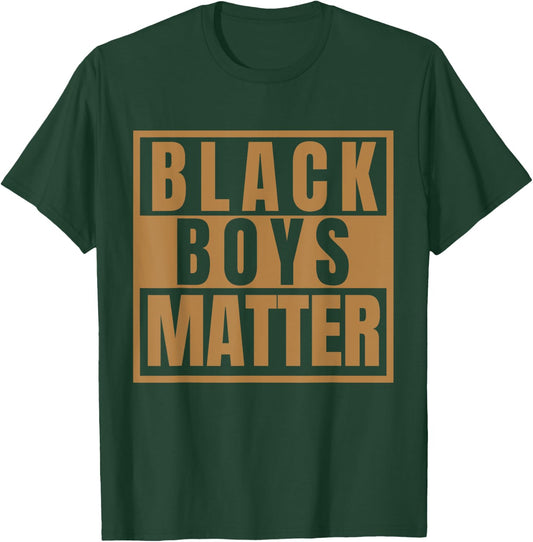 Black Boys Matter I Cant Keep Calm Melanin T-Shirt - T-Shirt | Forest