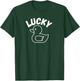 Lucky Duck Graphic Short Sleeve , Women, and Kids T-Shirt - T-Shirt | Forest