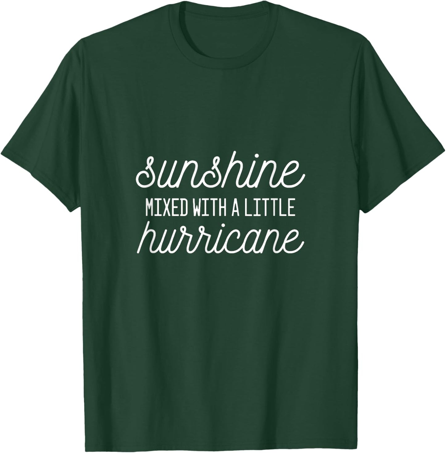Sunshine With Hurricane Loving Parents T-Shirt - T-Shirt | Forest